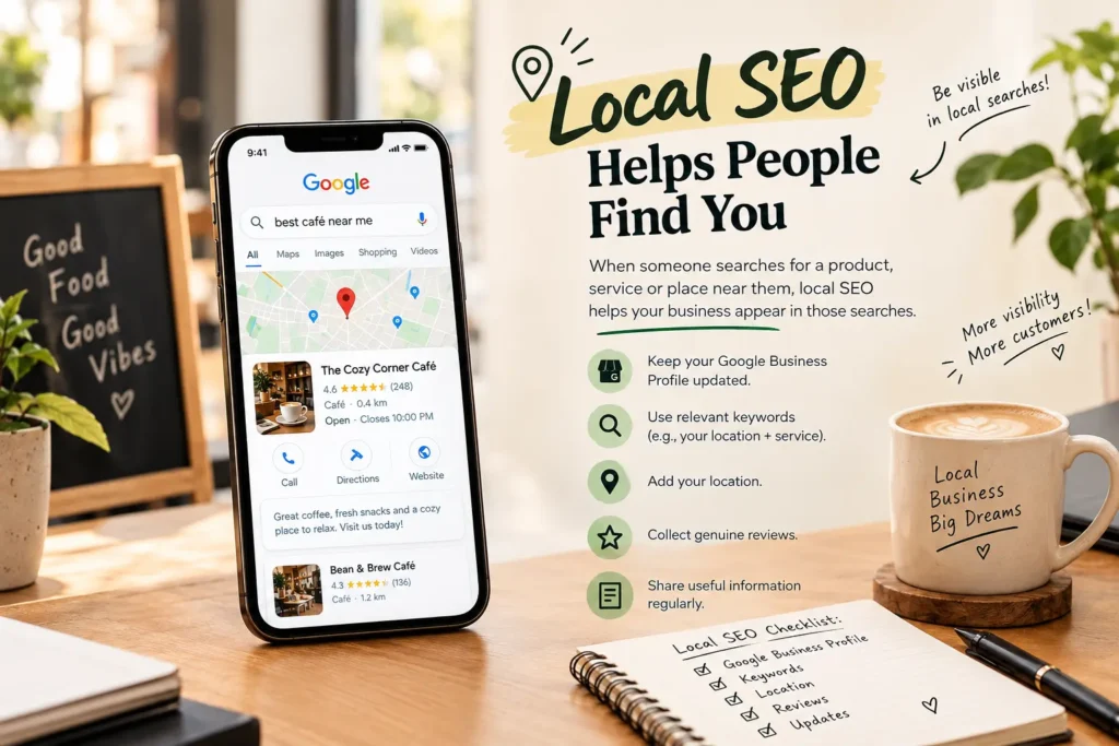 local SEO helps people find out